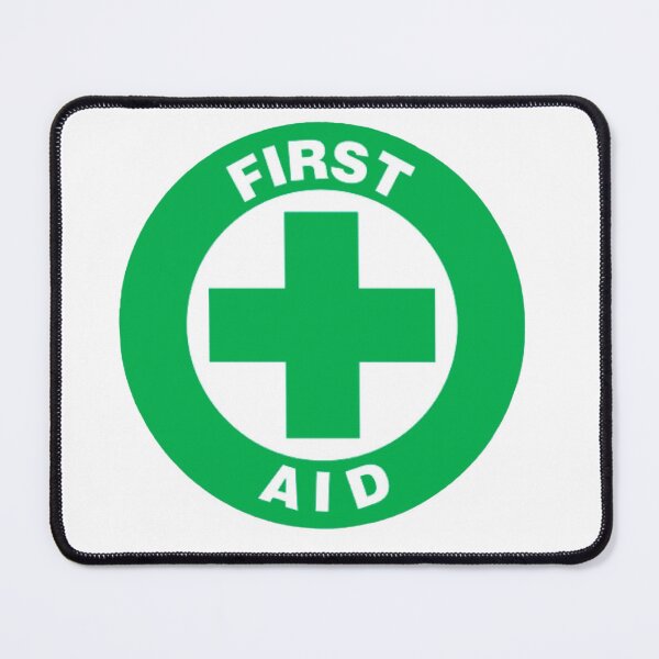 Item preview, First Aid Green Cross On White Background designed and sold by Abstract65.