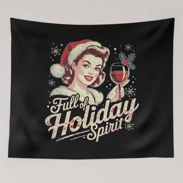 Item preview, Holiday Spirit Funny Cocktail Festive Bright Cheerful designed and sold by BlightedArt.
