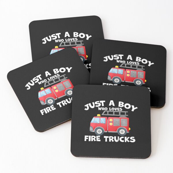 Item preview, Kids Just A Boy Who Loves Fire Trucks Firefighter Boy Fire Truck designed and sold by KathleenEliza.