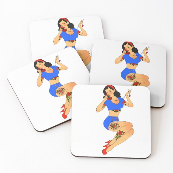 Item preview, Snow White inspired pin-up designed and sold by The Bad Witch.
