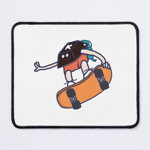 Item preview, Key Boarding – Cute Key on a Skateboard Pun Illustration designed and sold by PeanutCandy.