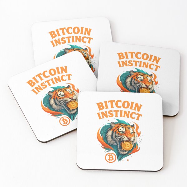 Item preview, Bitcoin Instinct – Fierce Crypto Tiger Design designed and sold by BitCrop.