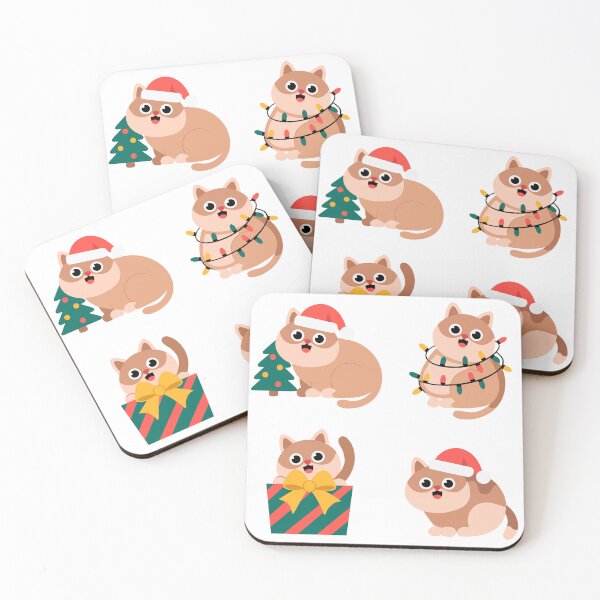 Item preview, Collection of Christmas Kittens designed and sold by natalielaf.