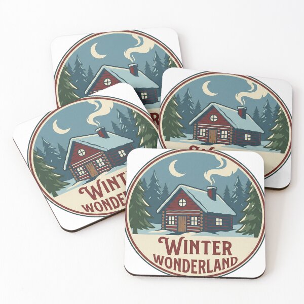 Item preview, Winter Wonderland National Park Badge Retro Patch designed and sold by BeYourOwnHero.