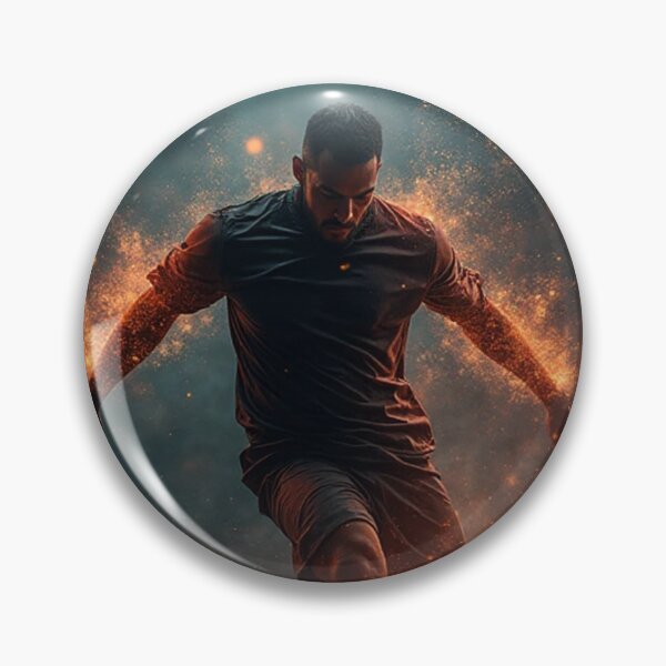 Item preview, Dark Aura Soccer Power Shot designed and sold by OhmAuraArt.