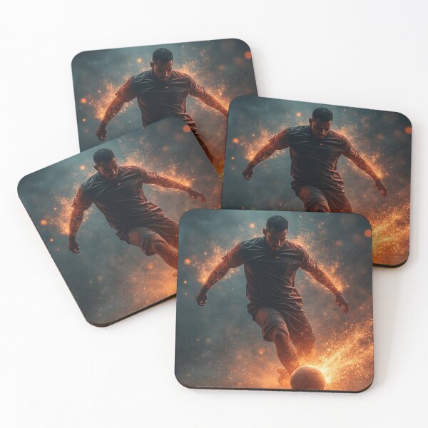 Item preview, Dark Aura Soccer Power Shot designed and sold by OhmAuraArt.