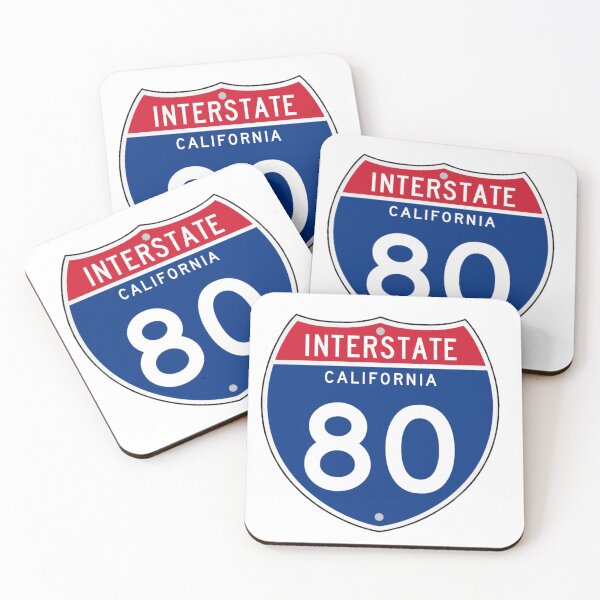 Item preview, California Interstate 80 Road Sign designed and sold by Abstract65.