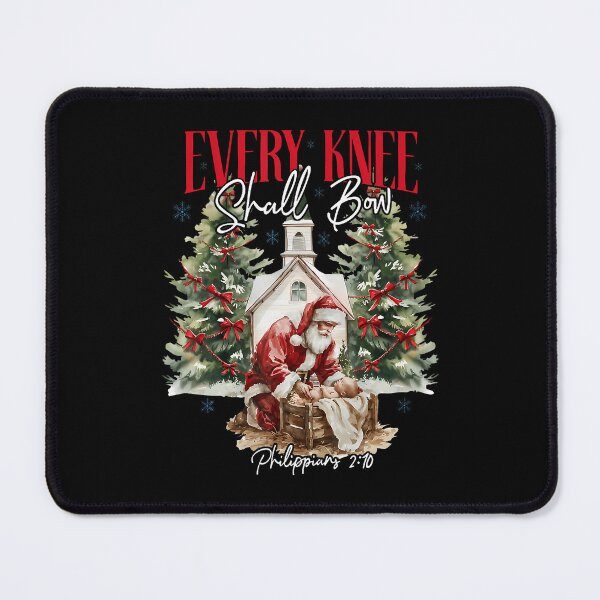 Item preview, Every Knee Shall Bow Christian Jesus Merry Christmas Family designed and sold by LeanneCarolina.