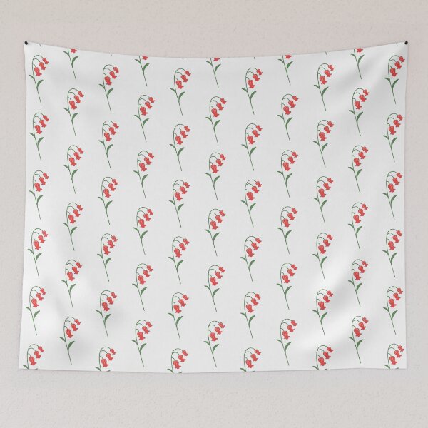 Item preview, Decorative red bell flower designed and sold by CHERRY--SHOP.