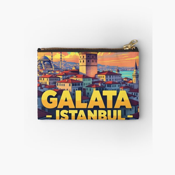Item preview, Galata, Istanbul: Vintage-Style Painterly Travel Poster designed and sold by LSVart.