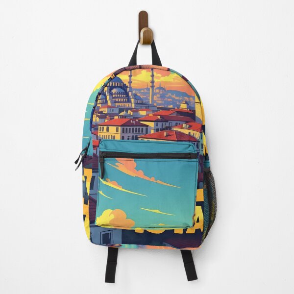 Item preview, Galata, Istanbul: Vintage-Style Painterly Travel Poster designed and sold by LSVart.
