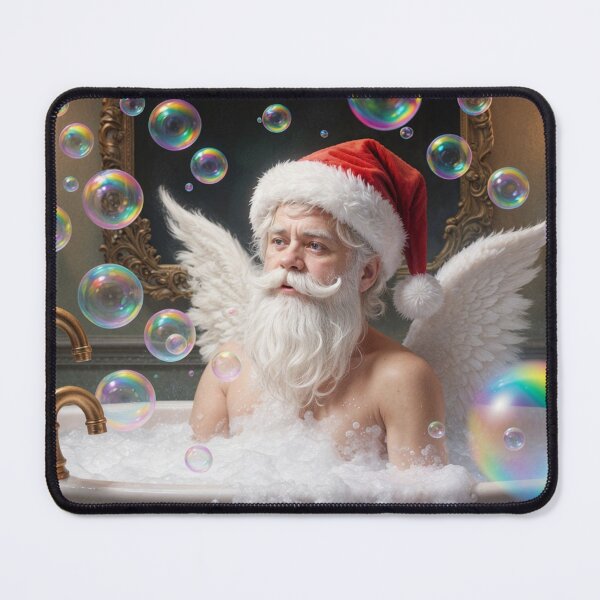 Item preview, Winged Santa Taking a Bath designed and sold by M-Y-A-R-T-.