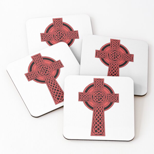Item preview, Celtic Knot Cross In Red designed and sold by Abstract65.