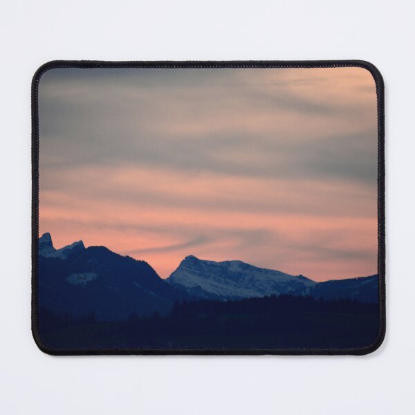 Item preview, Alpine panorama – play of colors over the Swiss mountains / Swiss Artwork Photography designed and sold by Raphael Wolf.