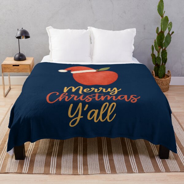 Item preview, Merry Christmas Y'all Apple - Southern Country Holiday Gift designed and sold by PunchDrop.