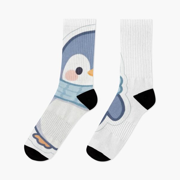 Item preview, Cute Winter Penguin Sticker | Kawaii Penguin with Scarf | Adorable Animal Art designed and sold by MiniPrintMagic.