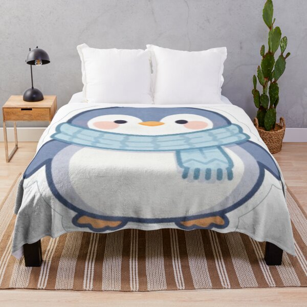 Item preview, Cute Winter Penguin Sticker | Kawaii Penguin with Scarf | Adorable Animal Art designed and sold by MiniPrintMagic.