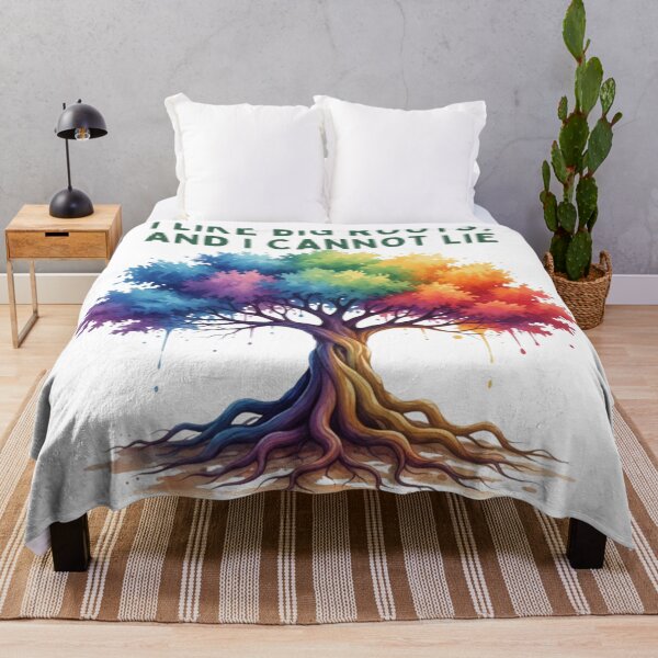 Item preview, I Like Big Roots and I Cannot Lie - Vibrant Watercolor Tree of Life, Funny Nature Slogan Gift designed and sold by Searching ideas.