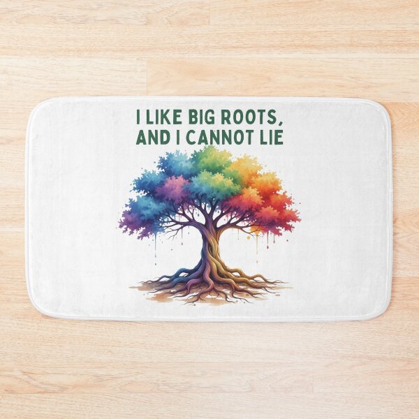 Item preview, I Like Big Roots and I Cannot Lie - Vibrant Watercolor Tree of Life, Funny Nature Slogan Gift designed and sold by Searching ideas.