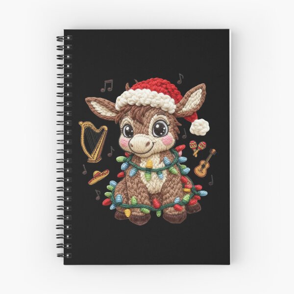 Item preview, Crocheted Christmas Donkey: Music and Joy! designed and sold by keythxctrs.
