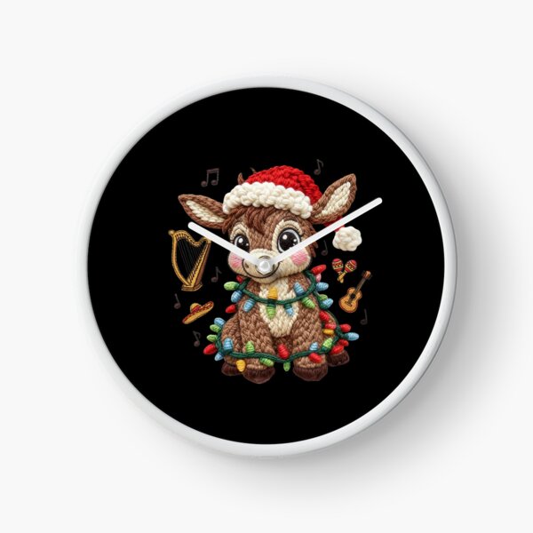 Item preview, Crocheted Christmas Donkey: Music and Joy! designed and sold by keythxctrs.