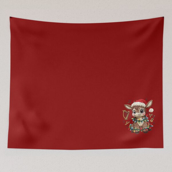 Item preview, Crocheted Christmas Donkey: Music and Joy! designed and sold by keythxctrs.