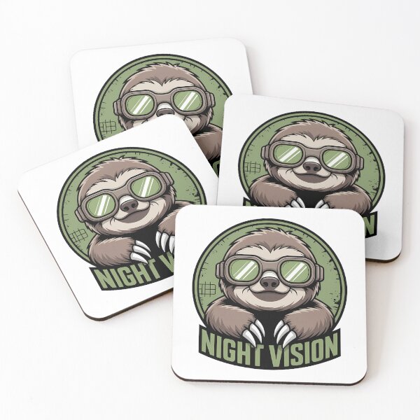 Item preview, Cute Sloth Night Vision Goggles Animal designed and sold by k3rstman1.