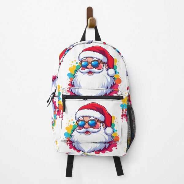 Item preview, Father Christmas With Sunglasses Cool Santa Claus Faces With Paint Splatter In Summer designed and sold by bestggraphico.