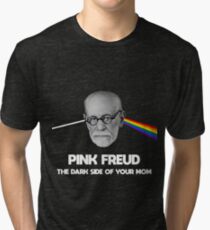 Camiseta de tejido mixto Pink Freud El lado oscuro de tu camisa de mamá.