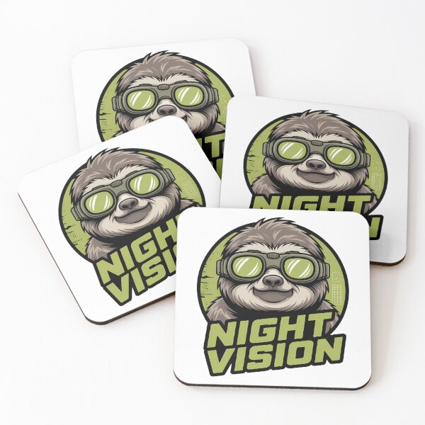 Item preview, Funny Sloth Night Vision Goggles Animal designed and sold by k3rstman1.