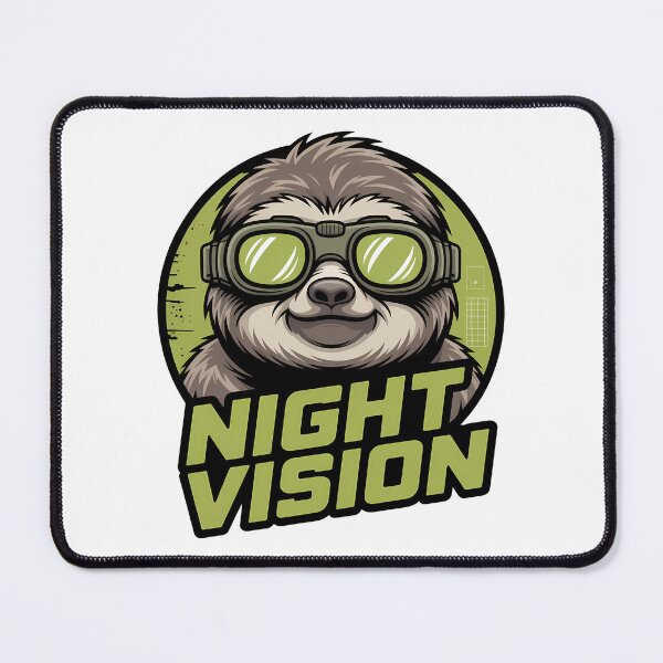 Item preview, Funny Sloth Night Vision Goggles Animal designed and sold by k3rstman1.
