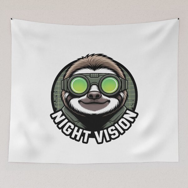 Item preview, Sloth Night Vision Goggles Animal designed and sold by k3rstman1.