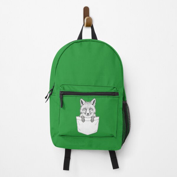 Item preview, Pocket Fox – Cute Fox Peeking from Pocket Black and White Sketch designed and sold by digitalbitcraft.