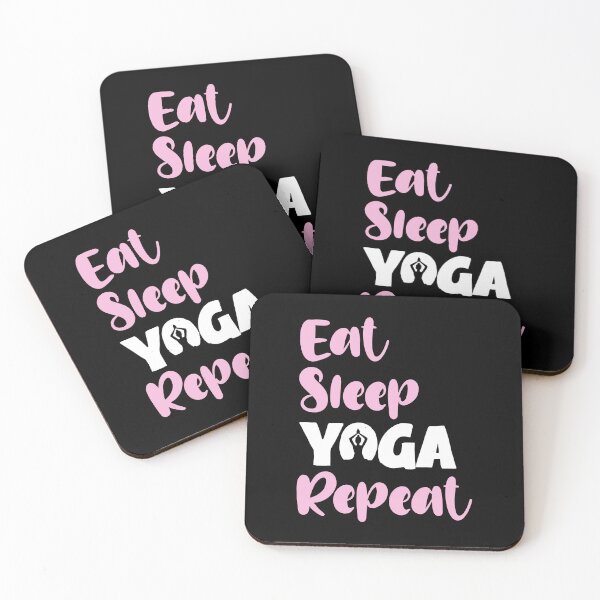 Item preview, Eat Sleep Yoga Repeat Funny Yoga Lover Quote designed and sold by ankarsdesign.