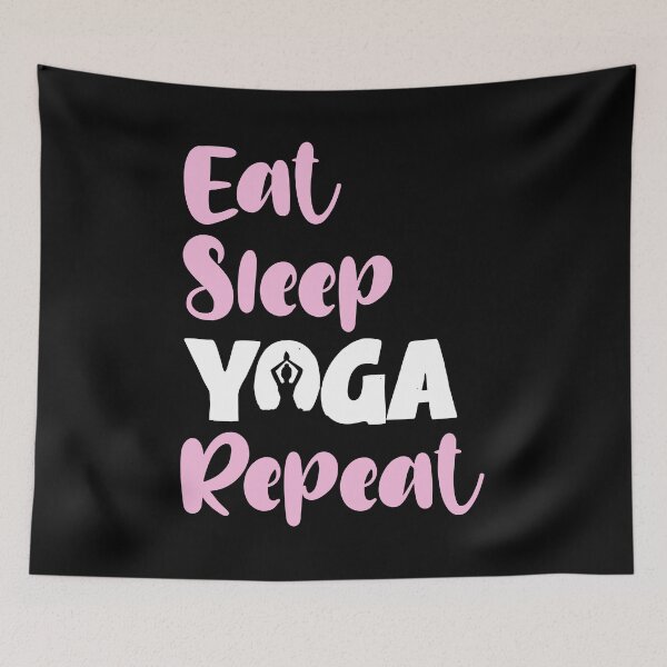 Item preview, Eat Sleep Yoga Repeat Funny Yoga Lover Quote designed and sold by ankarsdesign.