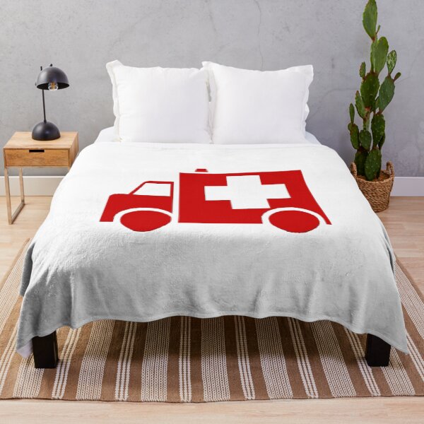 Item preview, First Aid Red Ambulance Square Logo designed and sold by Abstract65.