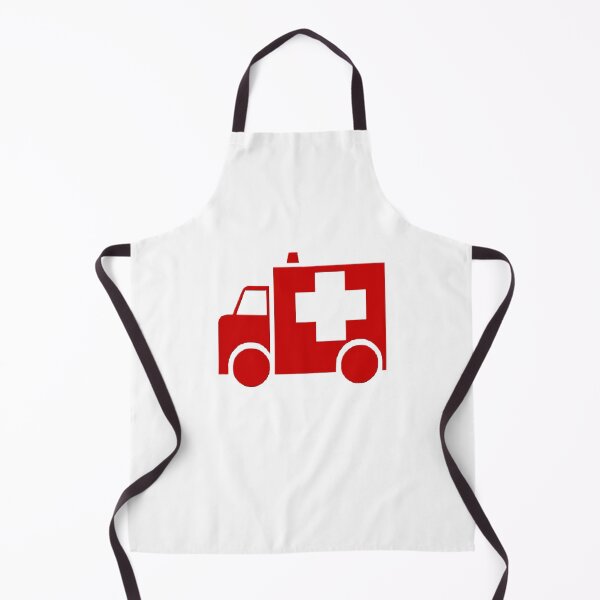 Item preview, First Aid Red Ambulance Square Logo designed and sold by Abstract65.