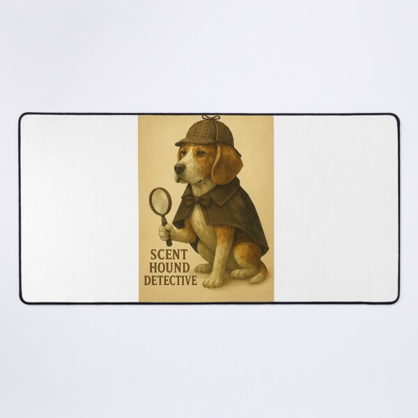 Item preview, Scent Hound Detective – Beagle in Sherlock Holmes Costume designed and sold by GeoWild Designs.