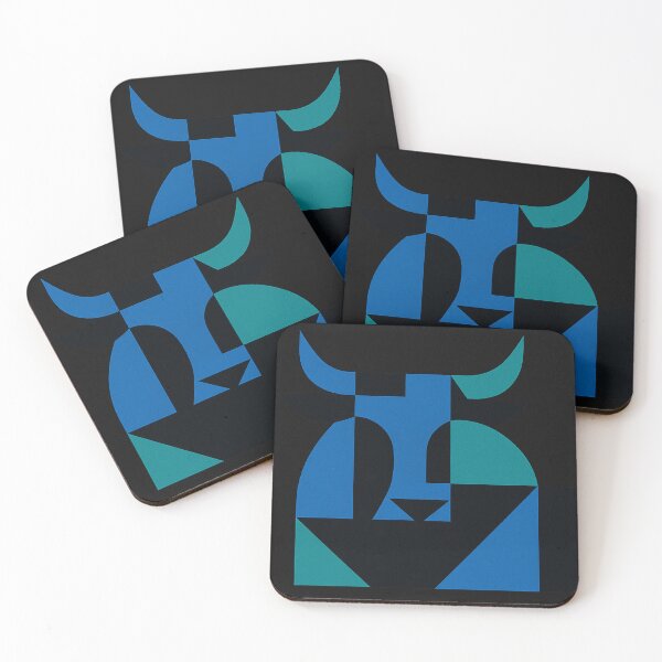 Item preview, Taurus zodiac sign in dark geometry designed and sold by Sigtrix.
