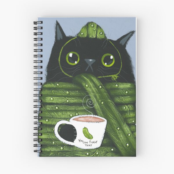 Item preview, Kitty In A Pickle Scarf designed and sold by KilkennyCat Art.