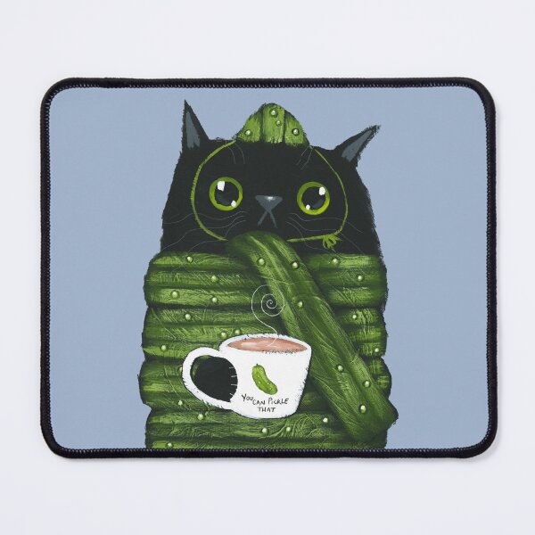 Item preview, Kitty In A Pickle Scarf designed and sold by KilkennyCat Art.