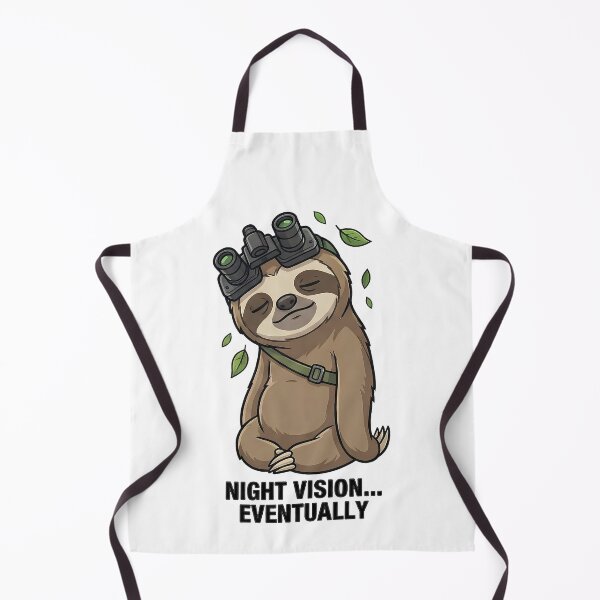 Item preview, Funny Sloth Night Vision Goggles Eventually designed and sold by k3rstman1.