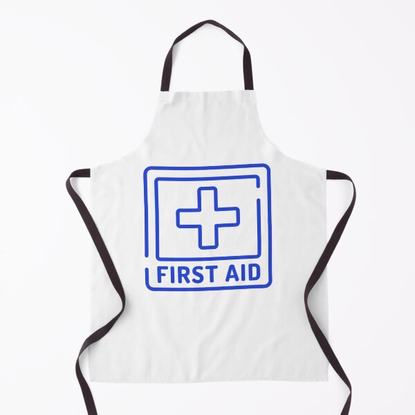 Item preview, First Aid Blue Line Square Logo designed and sold by Abstract65.