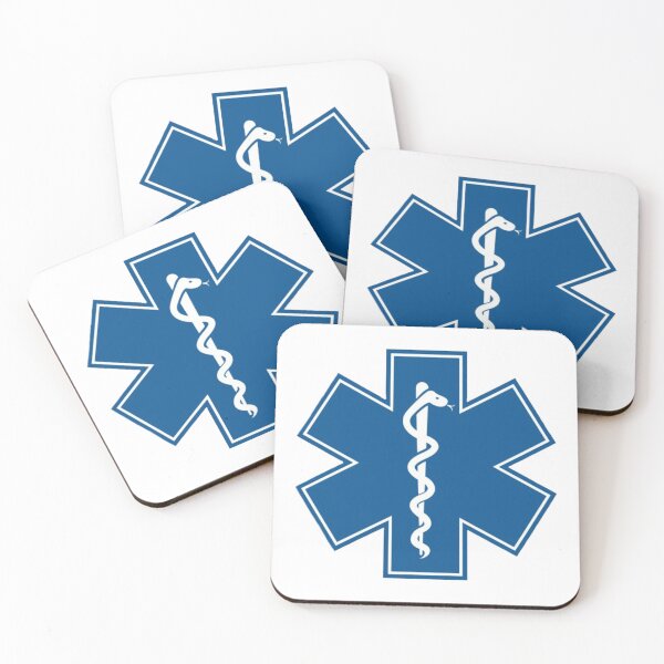 Item preview, First Aid Blue Serpent Star Logo designed and sold by Abstract65.
