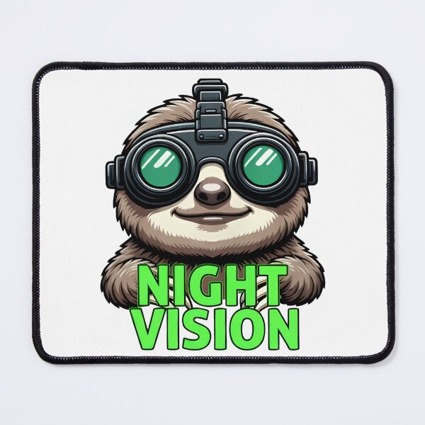 Item preview, Cute Sloth Night Vision Goggles Funny Animal designed and sold by k3rstman1.