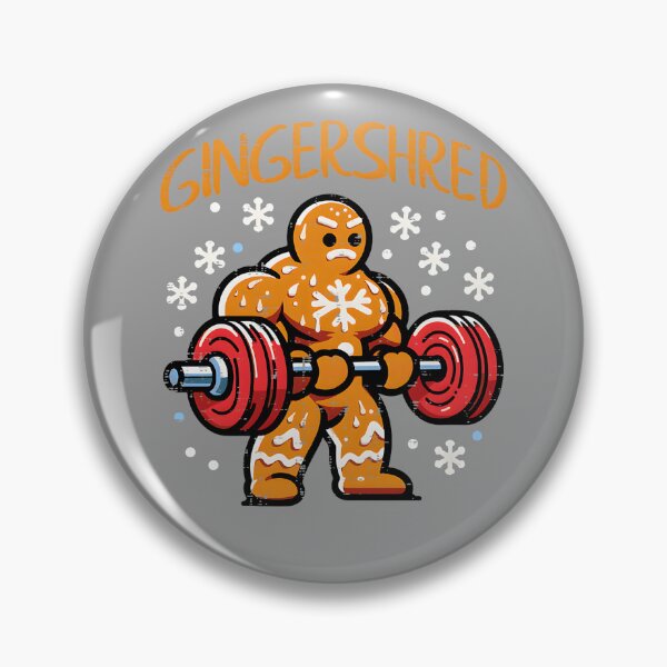 Item preview, Christmas Gym Gingerbread Gingershred Xmas Workout Men Women designed and sold by GreggRoss.