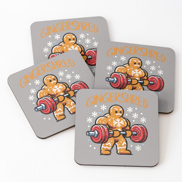 Item preview, Christmas Gym Gingerbread Gingershred Xmas Workout Men Women designed and sold by GreggRoss.