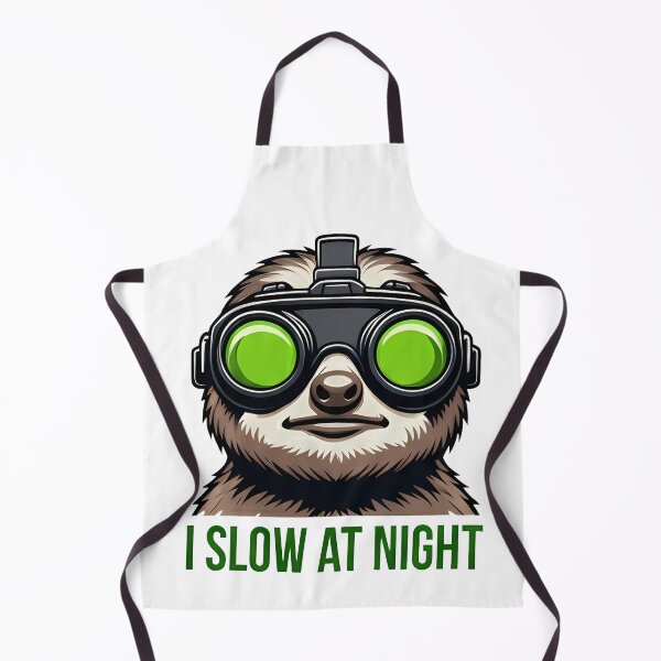 Item preview, Funny Sloth Night Vision Goggles I Slow At designed and sold by k3rstman1.