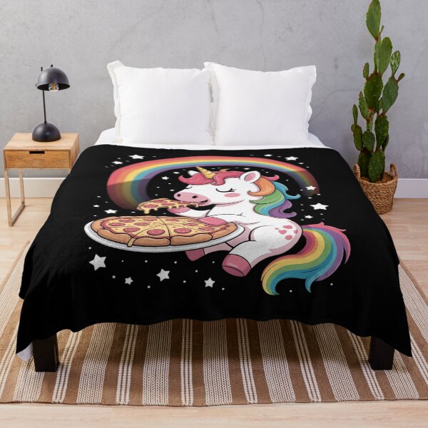 Item preview, Unicorn Eating Pizza Unicorn Lovers Pizza Lovers designed and sold by RsFilsingerArt.