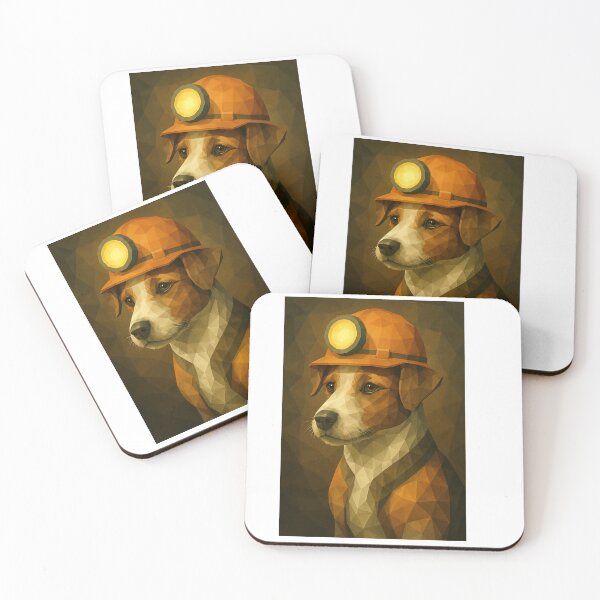 Item preview, Jack the Mine Dog – Coalface Companion designed and sold by GeoWild Designs.